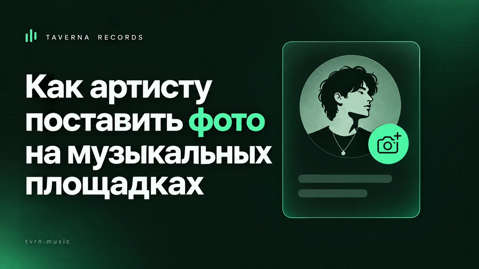 Как артисту поставить фото на музыкальных площадках
